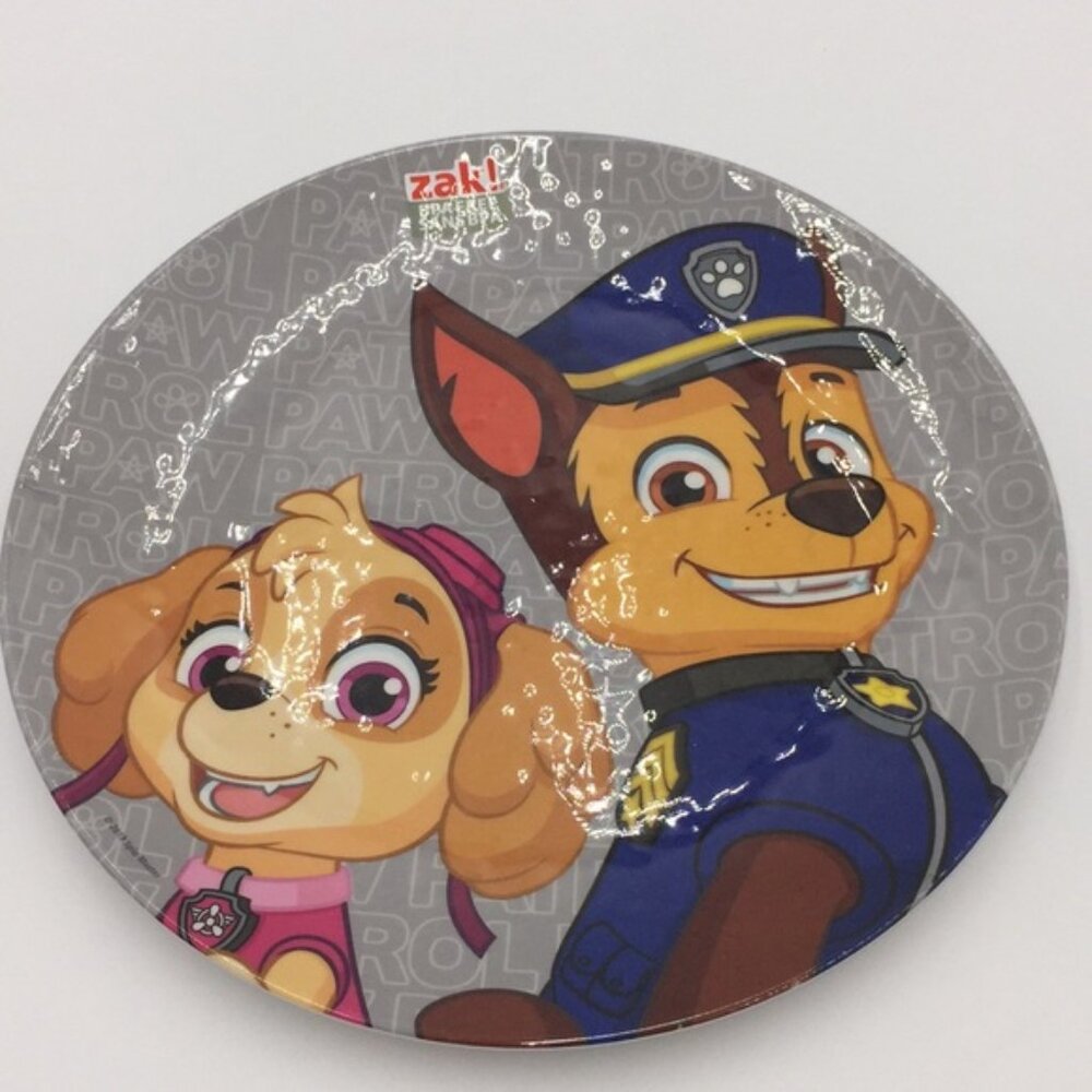 Paw Patrol 9” Children’s Kids Melamine Dinner Plate Skye  Chase BPA Free